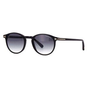 New TOM FORD Andrea-02 Black Round FT0539 01B Sunglasses Women